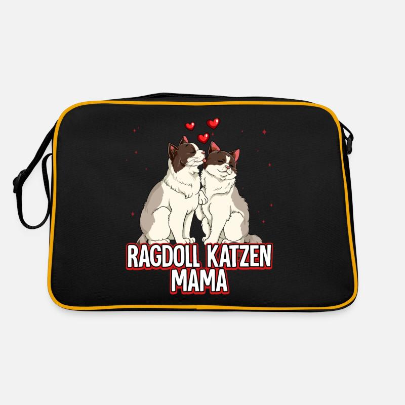 Ragdoll Katzen Mama Retro Tasche
