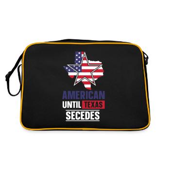 Les Américains jusqu’à la sécession des Texans du Texas - Sac Retro - noir/or - Dos
