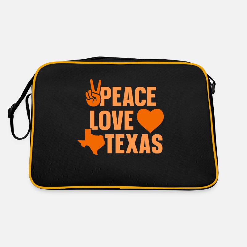 Peace Love Texas Texas Pride Texans Retro Bag