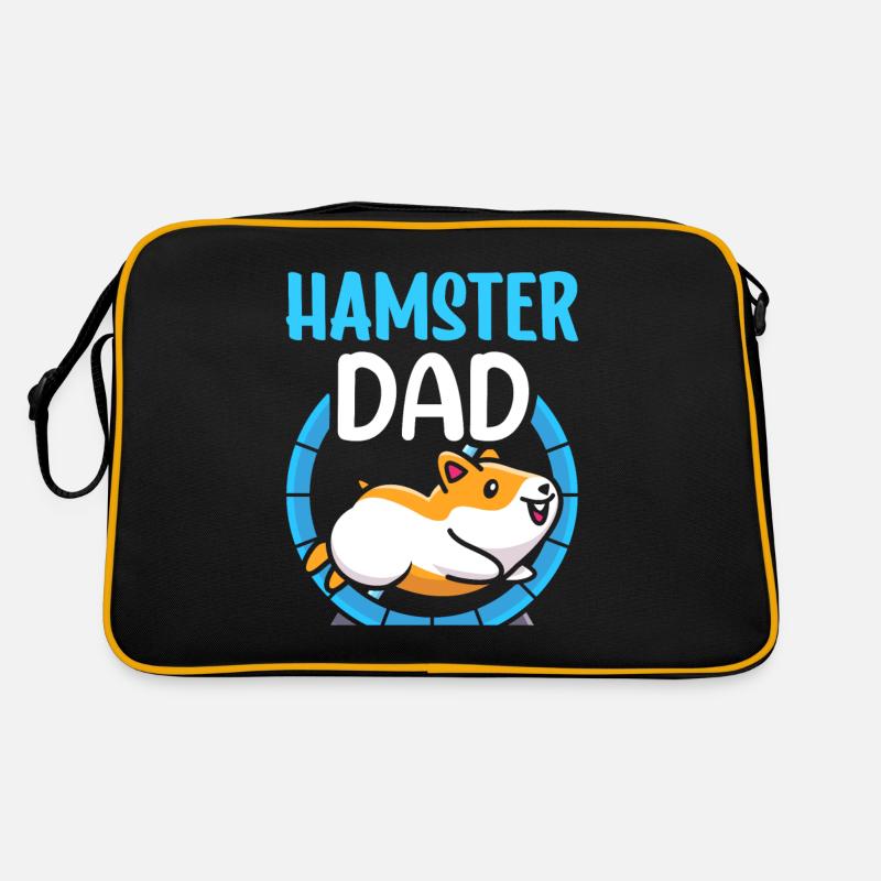 Hamster Papa Mignon Propriétaire d’animal de compagnie Sac Retro