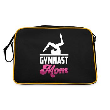 Gymnaste Maman Gymnaste Gymnastique Gymnastique Gymnastique - Sac Retro - noir/or - Dos