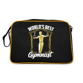 La meilleure gymnaste du monde Gymnaste Gymnastique - Sac Retro - noir/or - Dos