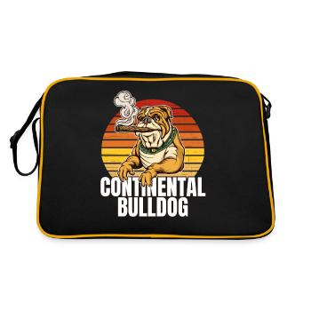 Colorbulls Conti Bulldoggen Continental Bulldogs - Sac Retro - noir/or - Dos