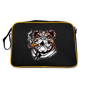 Colorbulls Conti Bulldoggen Continental Bulldogs - Sac Retro - noir/or - Dos