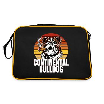 Colorbulls Conti Bulldoggen Continental Bulldogs - Sac Retro - noir/or - Dos