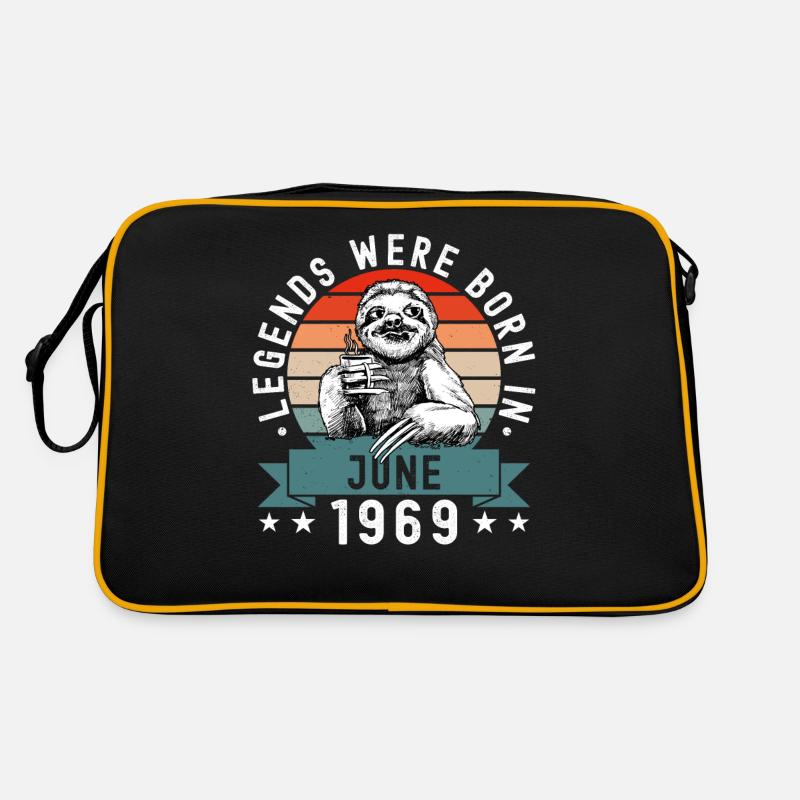Legends Were Born In June 1969 Sloth Sloth Retro Bag