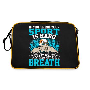 Essayez-le en retenant votre souffle 4 - Sac Retro - noir/or - Dos