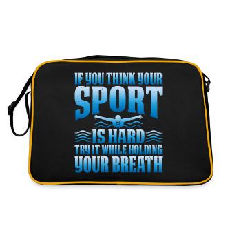Essayez-le tout en retenant votre souffle 5 - Sac Retro - noir/or - Dos