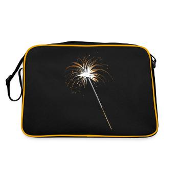 Sparkler pour la fête ou la célébration du Nouvel An - Sac Retro - noir/or - Dos
