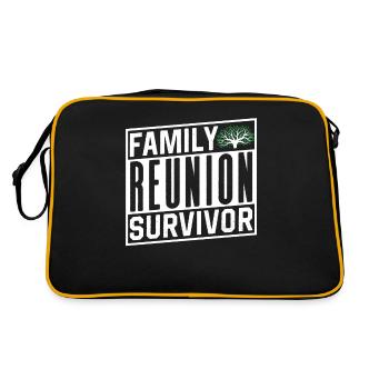 Survivant d’une réunion de famille Équipe Famille - Sac Retro - noir/or - Dos