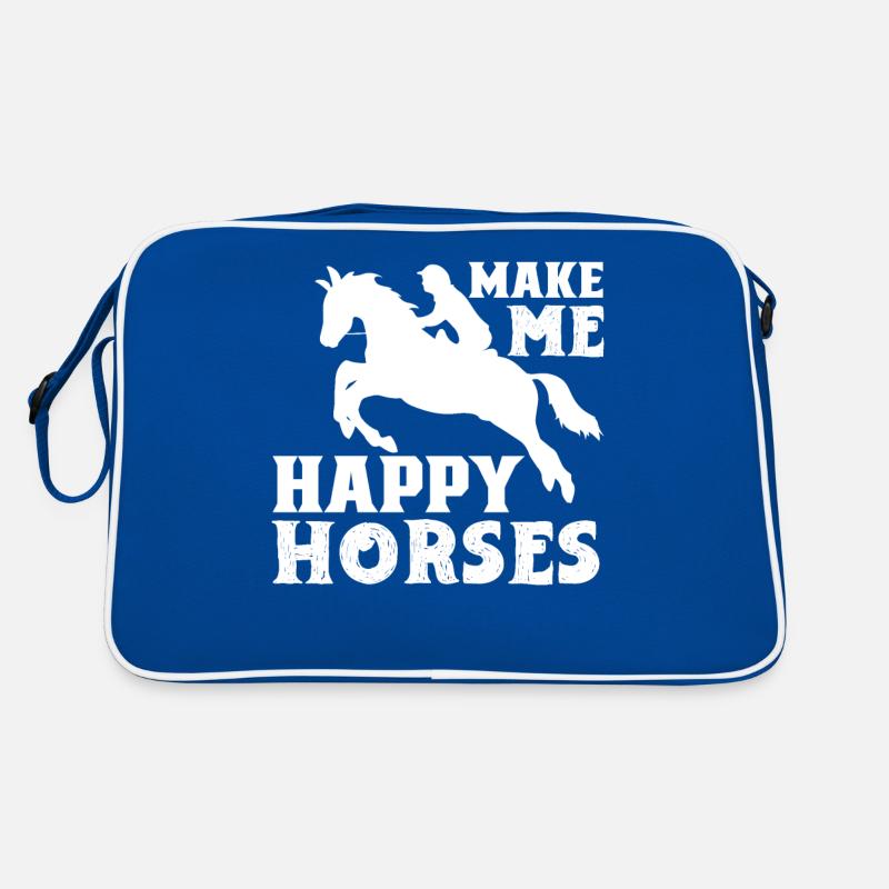 Fais-moi des chevaux heureux - Sac Retro