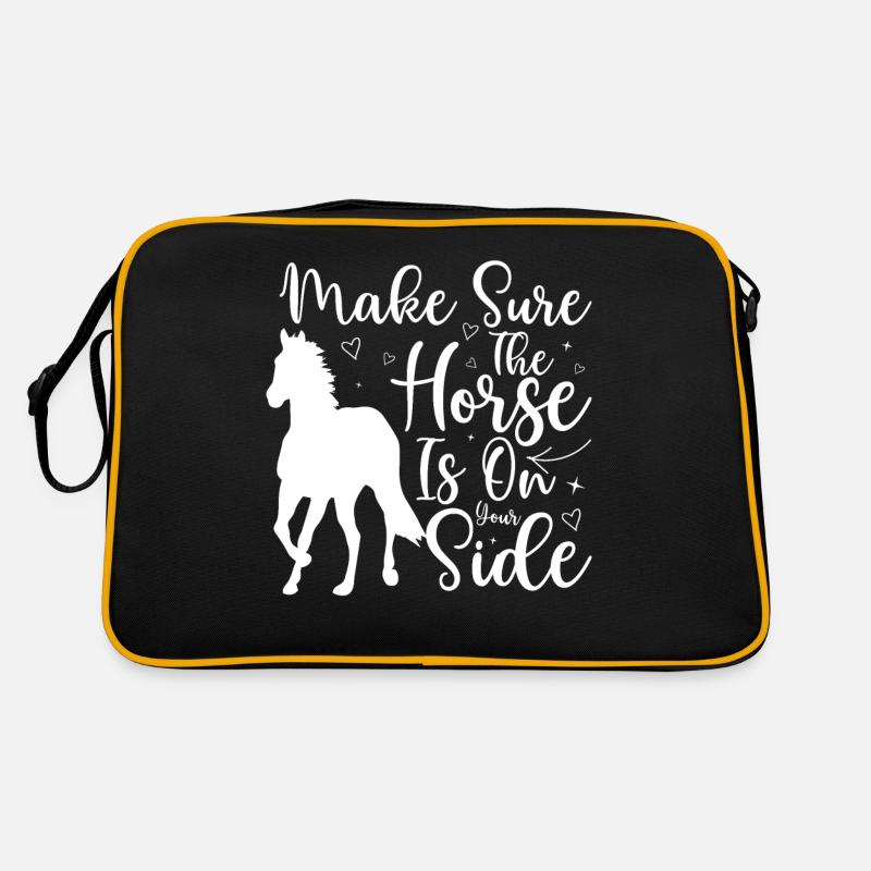 Assurez-vous que le cheval est de votre côté - Sac Retro