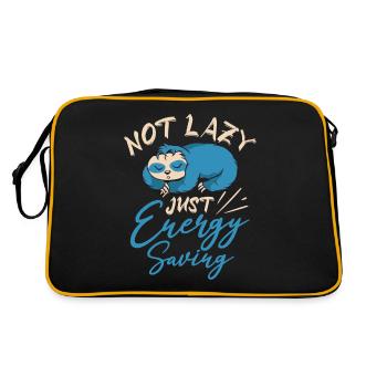 Sloth Lover Sloth Gift - Retro Bag - black/gold - Back