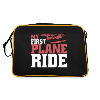 My First Plane Ride 54 - Retro Bag - black/gold - Back