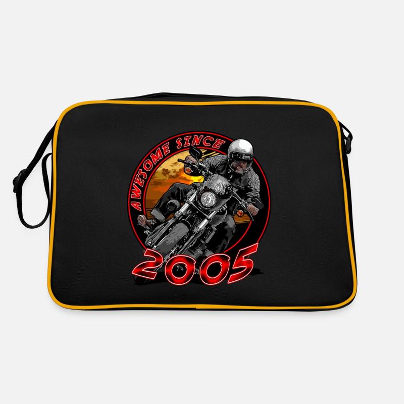 Awesome since 2005, Biker Geburtstag Retro Tasche
