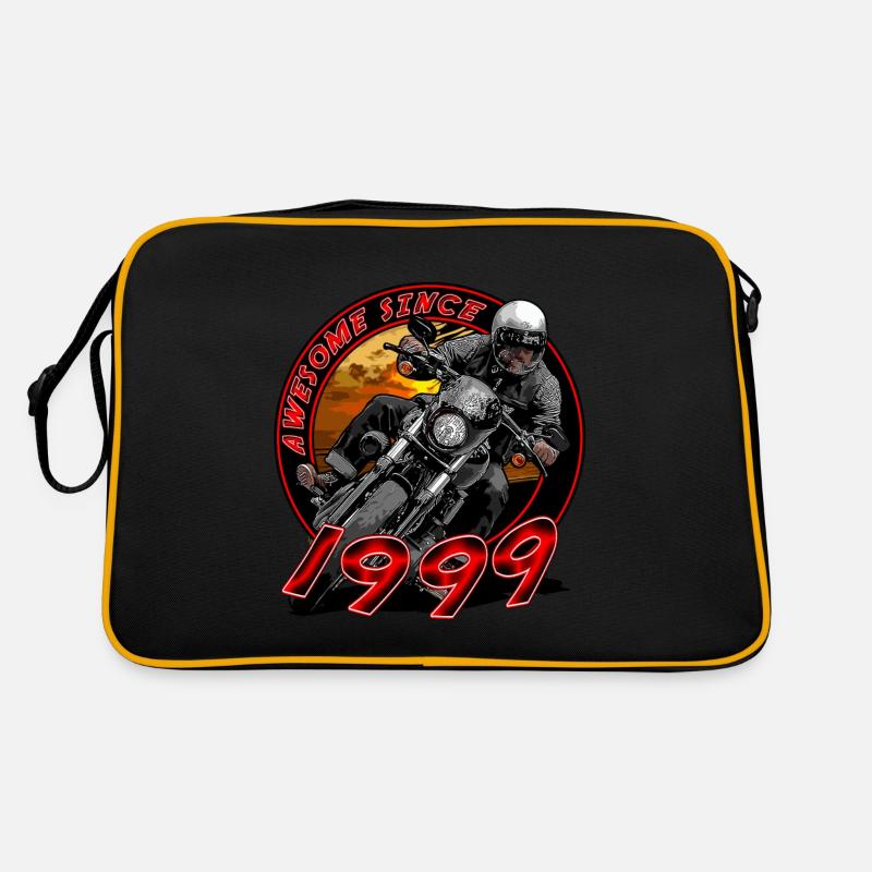 Awesome since 1999, Biker Geburtstag Retro Tasche