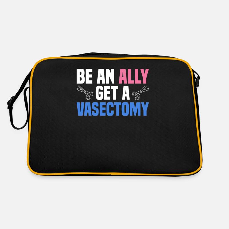 Vasektomie Operation Ruhestand Retro Tasche