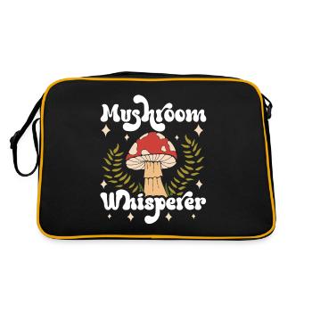 Mushroom Whisperer Mushroom Mushroom Picker - Retro Bag - black/gold - Back
