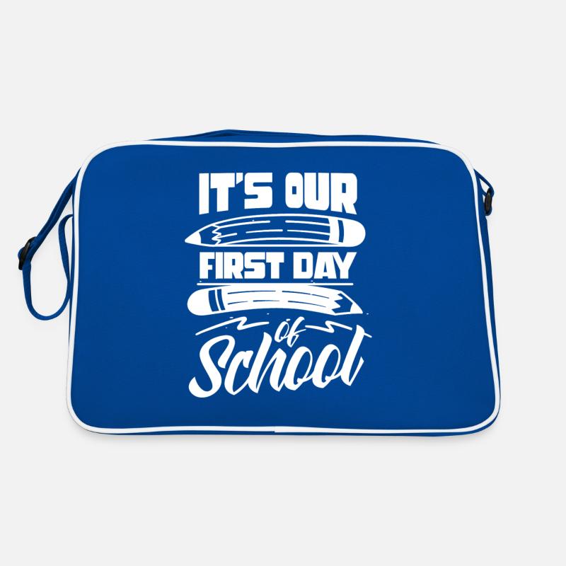 C’est notre premier jour d’école School Start School Sac Retro