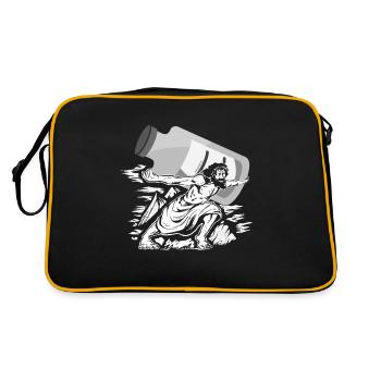Médecine -Propofol Jesus Anesthesiology - Sac Retro - noir/or - Dos