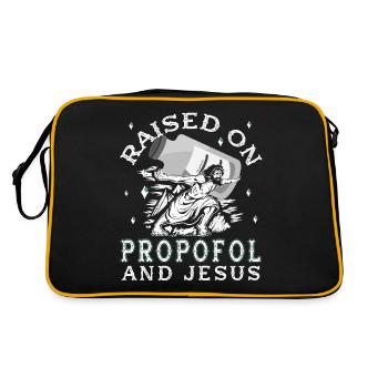 Médecine -Propofol Jesus Anesthesiology - Sac Retro - noir/or - Dos