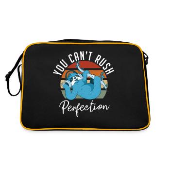 Sloth Lover Sloth Gift - Retro Bag - black/gold - Back