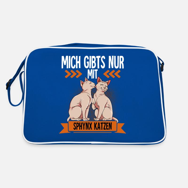 Sphynx Katze Retro Tasche