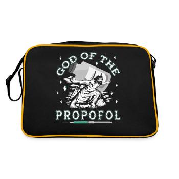 Médecine -Propofol Jesus Anesthesiology - Sac Retro - noir/or - Dos