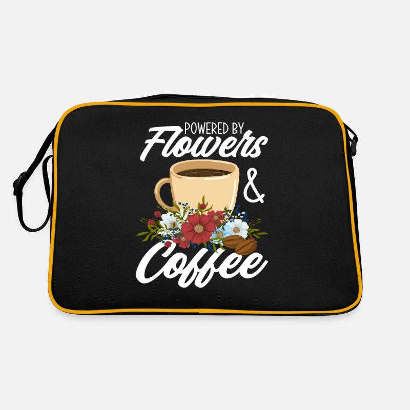 Fleur Café Fleuriste Fleuriste Fleuriste Sac Retro