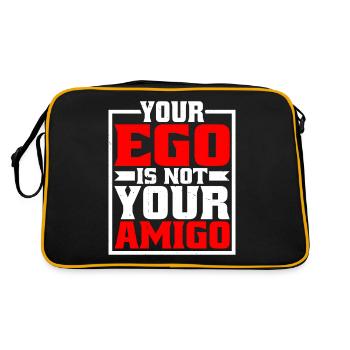 Your Ego Is Not Your Amigo 20 - Retro Bag - black/gold - Back