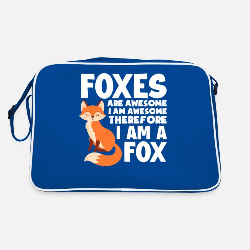 Ich Bin Ein Fuchs Retro Tasche