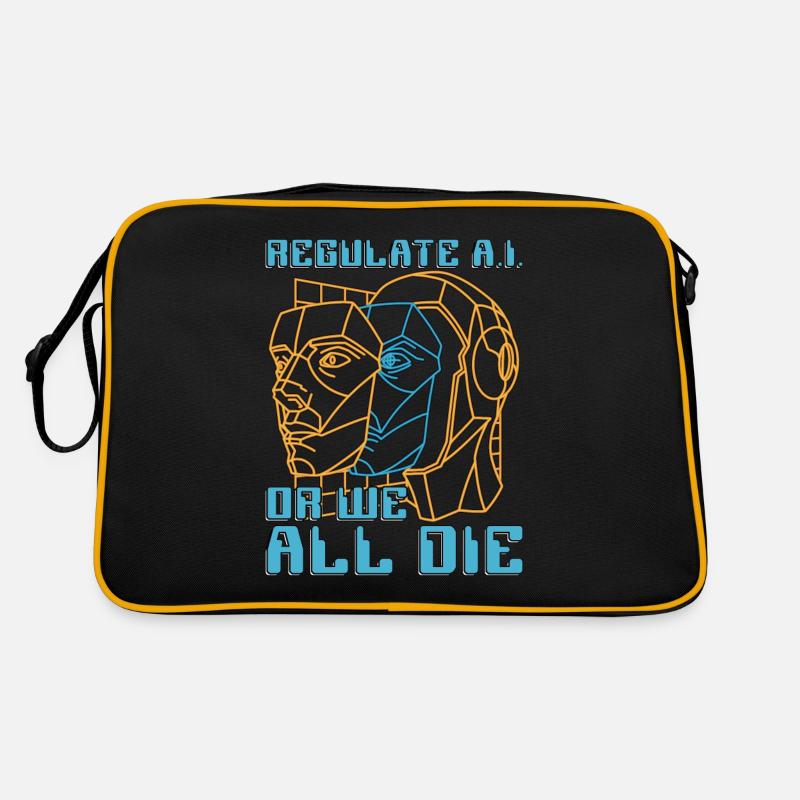 Artificial Intelligence Regulate A.I Or Programmer Retro Tasche