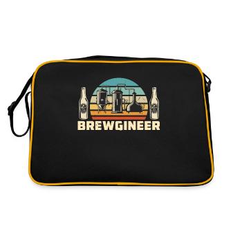 Beer Brewing Brewgineer Retro Brewing Beer Brewer - Retro Bag - black/gold - Back