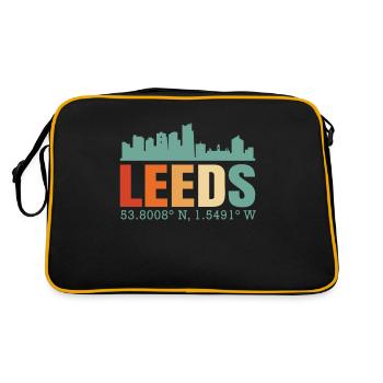 Leeds - Retro Bag - black/gold - Back