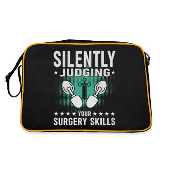 Médecine -Propofol -Anesthésiologie - Sac Retro - noir/or - Dos