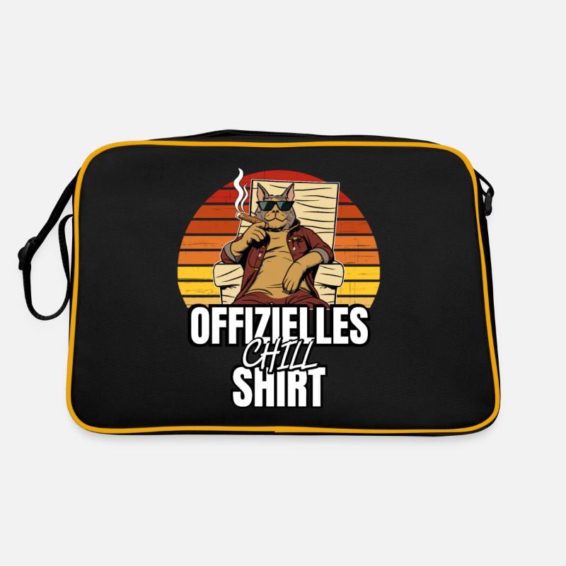 Katzen Katze Katzenshirt Katze Geschenkidee kitten Retro Tasche