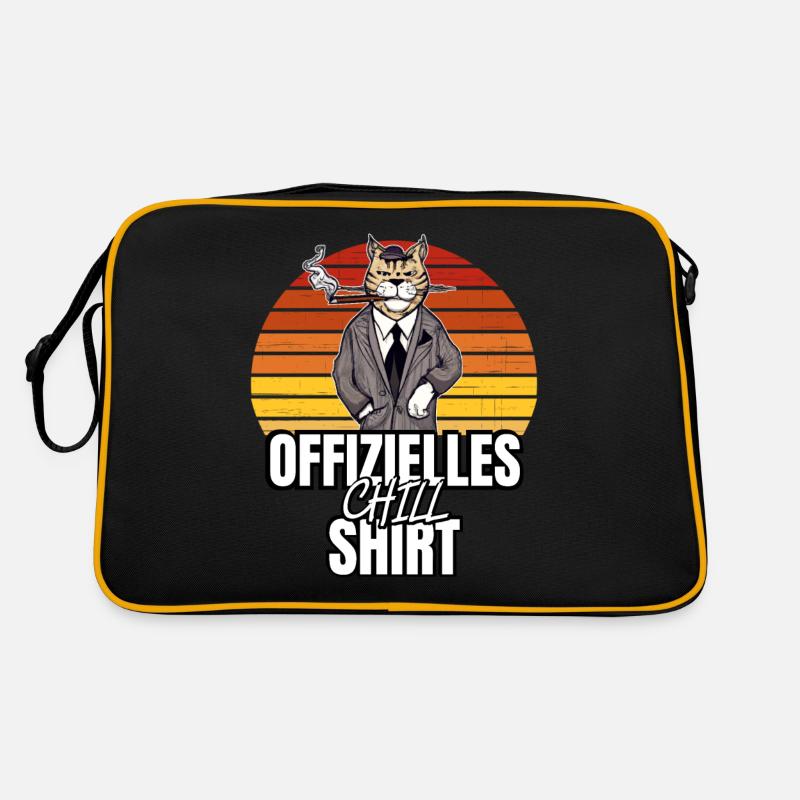 Katzen Katze Katzenshirt Katze Geschenkidee kitten Retro Tasche