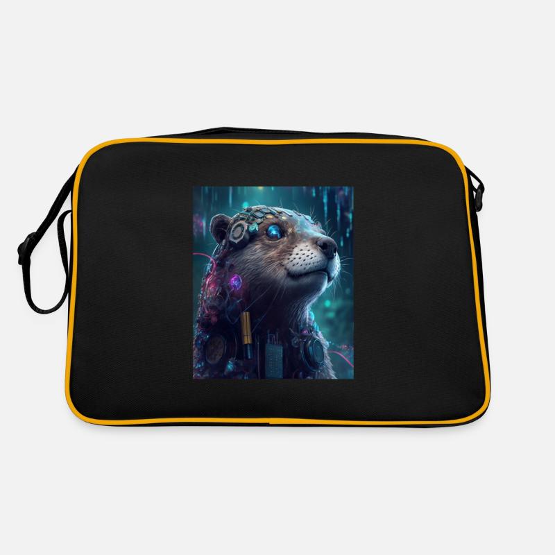 Science Fiction Evolved Animal Robot Otter Sac Retro