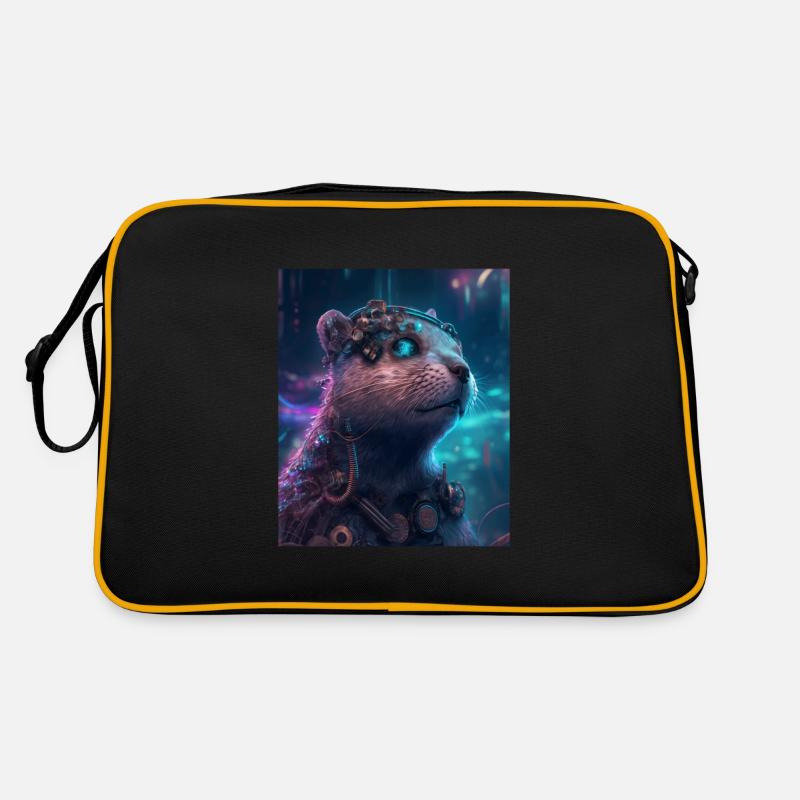 Science Fiction Evolved Animal Robot Otter Sac Retro
