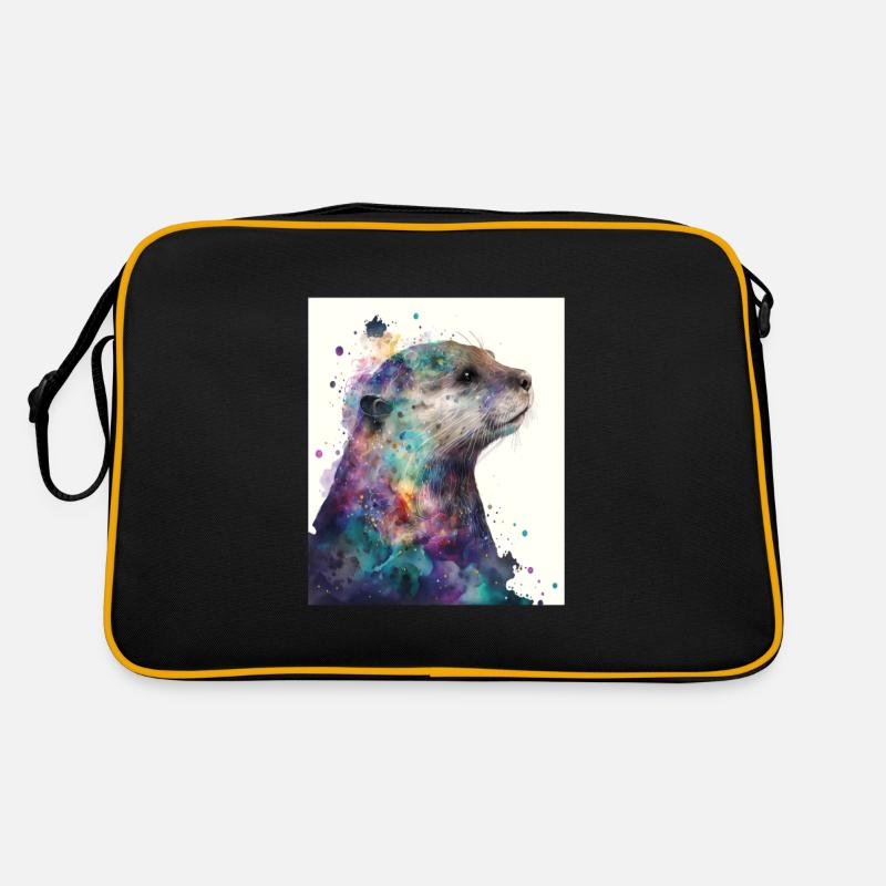 Otter Lovers Magical Sea Otter Retro Tasche