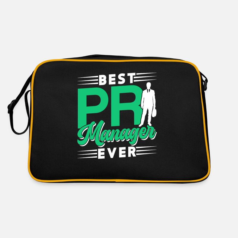 Best PR Manager ever Profession Public Relations Retro Bag