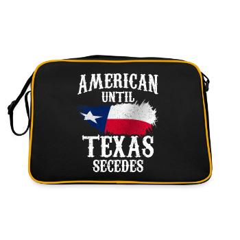 Les Américains jusqu’à la sécession des Texans du Texas - Sac Retro - noir/or - Dos