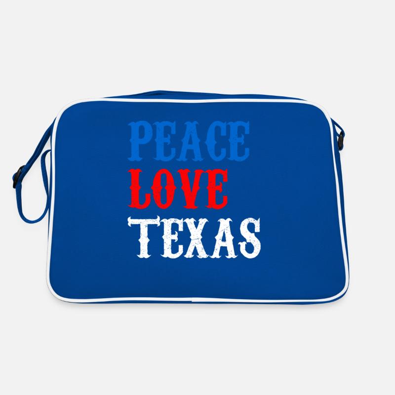 Peace Love Texas Pride Texas Texans Retro Bag