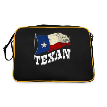 Texan Sayings Texas Pride - Retro Bag - black/gold - Back