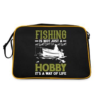 La pêche n’est pas seulement un passe-temps La pêche de la fête des pères - Sac Retro - noir/or - Dos