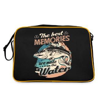 Les meilleurs souvenirs faits sur l’eau Fête des pères - Sac Retro - noir/or - Dos
