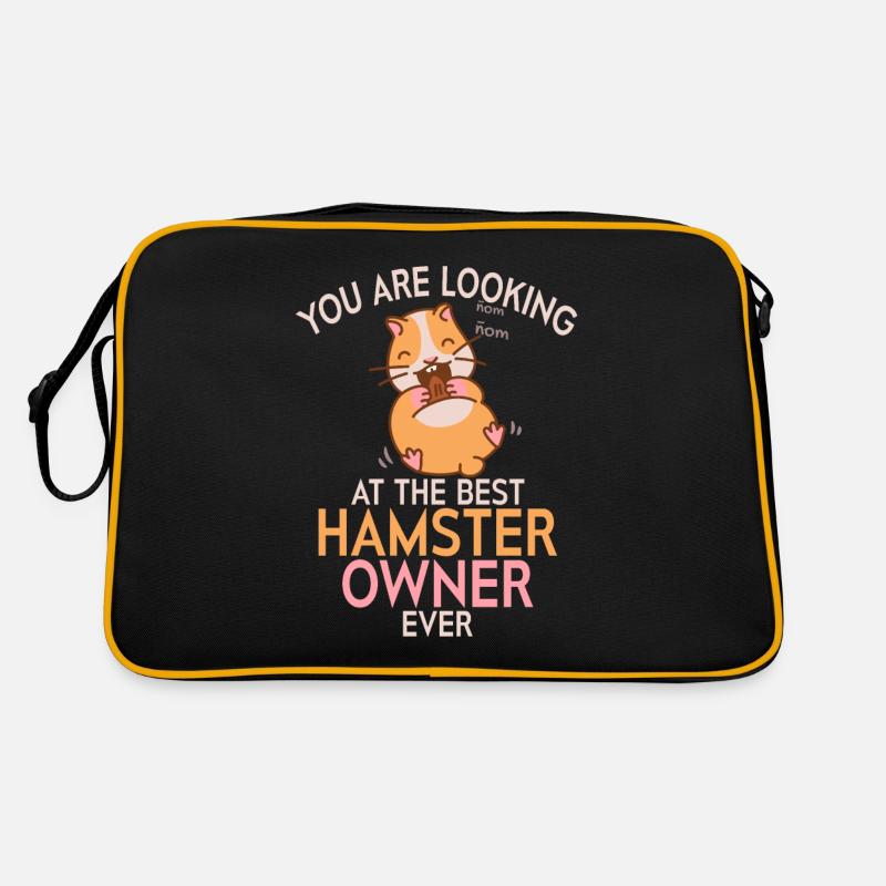 Hamster Liebhaber Hamster Geschenk Retro Tasche