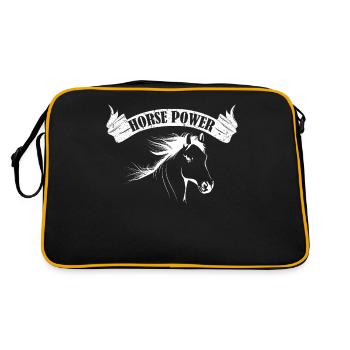 Horsepower- - Retro Bag - black/gold - Back