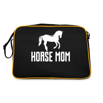 Maman cheval - - Sac Retro - noir/or - Dos