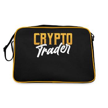 Crypto Traders Crypto Trades Trader Trading - Sac Retro - noir/or - Dos